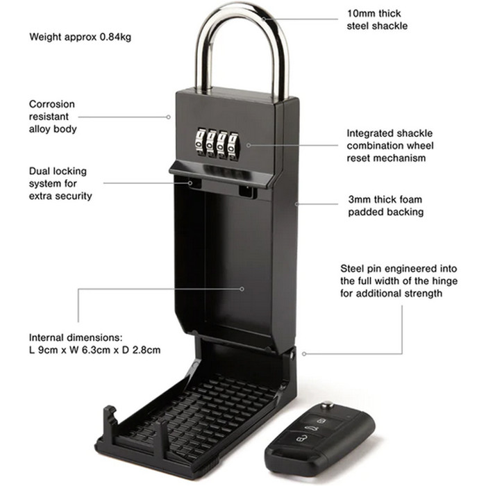 2024 Northcore Keypod 5GS - Key Safe XK02 - Black